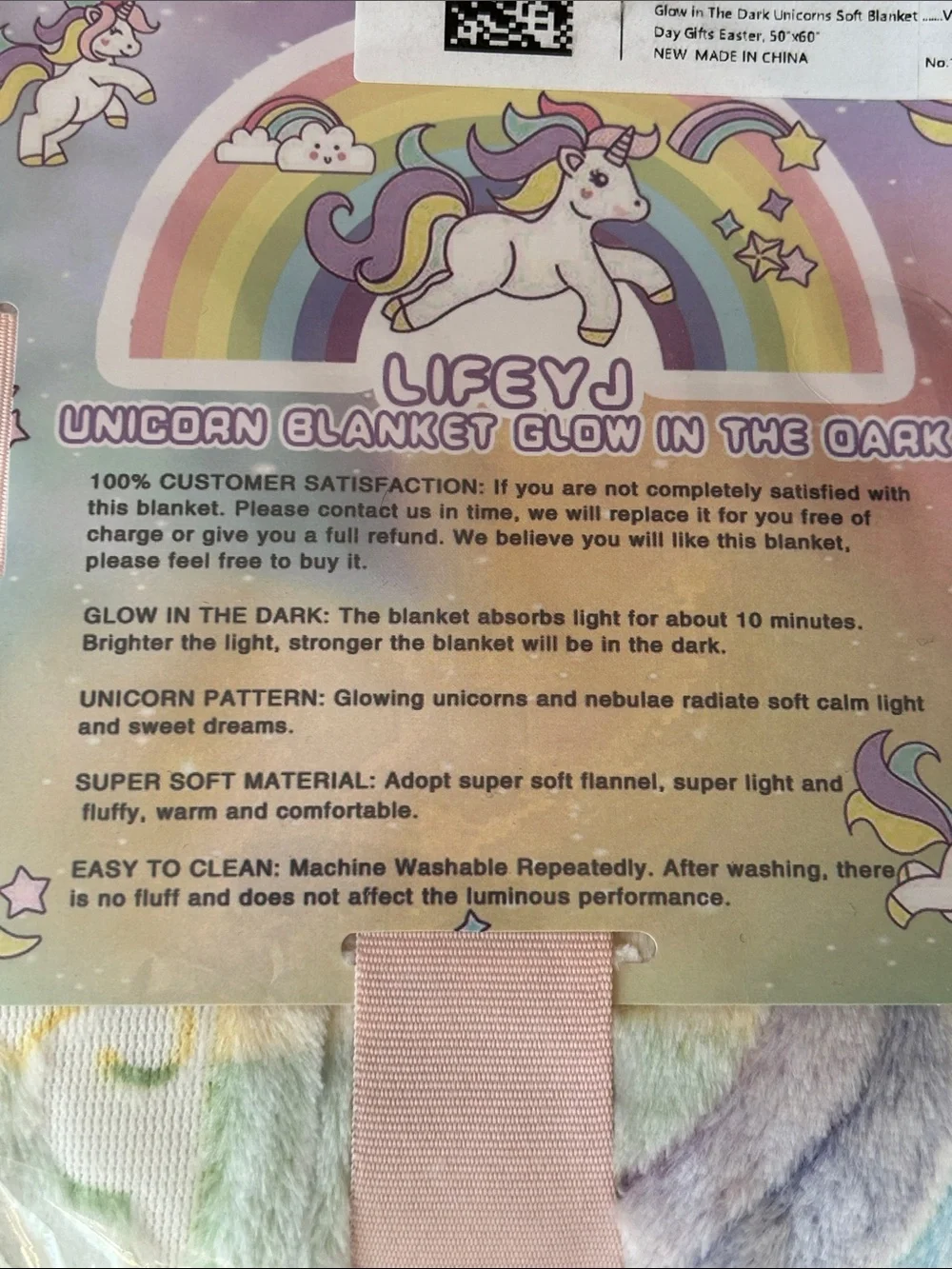 Glow in the Dark Unicorn Blanket LIFEYJ 50